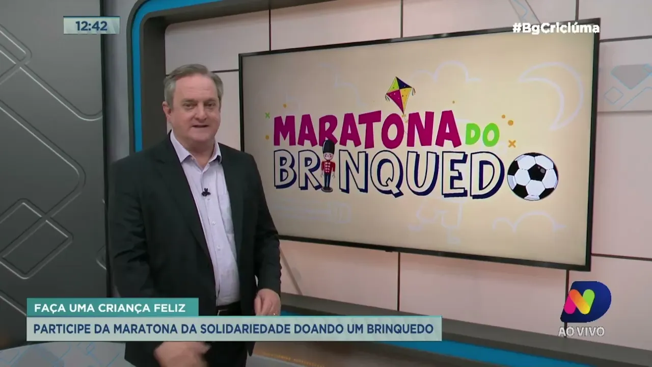 Brinquedos arrecadados na Maratona irão beneficiar crianças em vulnerabilidade social
