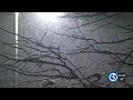 Wet heavy snow creates difficult driving conditions across eastern Connecticut
