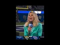 Charissa Thompson in a green satin jumpsuit 12-08-2022