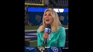 Charissa Thompson in a green satin jumpsuit 12-08-2022