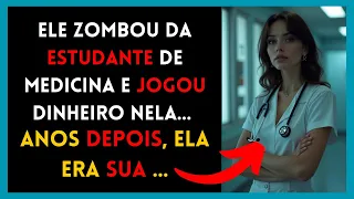 Ele Zombou da Estudante de Medicina e Jogou Dinheiro Nela...Anos Depois, Ela Era Sua...