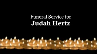 Judah Hertz Funeral Feb 4 2021