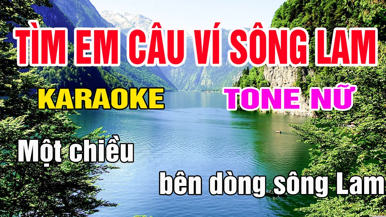 Tìm Em Câu Ví Sông Lam karaoke -Tâm Huế 17112023 