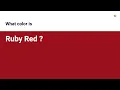 Ruby Red color hex color - Red color