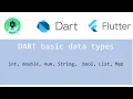 DART basic data types int double num String bool List Map