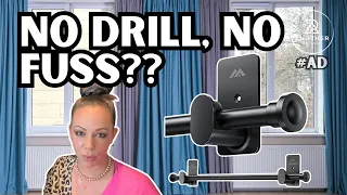 Installing No Drill Curtain Rods For Easy Home Decor