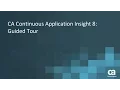 Guided Tour of DevTest Solutions Application Insight Features