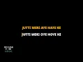 Jutti Meri Jandiye - Neha Bhasin - Folk Tales Live - Karaoke With Scrolling Lyrics