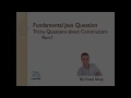 Java Interview Questions - Tricky Questions about Constructors