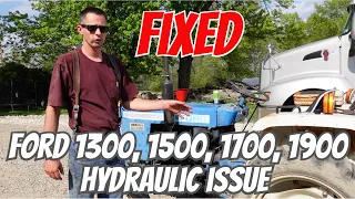How To Fix Ford 1300 1500 1700 1900 Tractor Hydraulic
