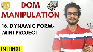 16 Dynamic Form Mini Project DOM Manipulation