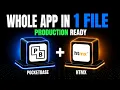 PocketBase HTMX A Whole Production App Built in One File