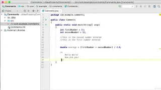 06 Comments in Java Learn Android Application Development