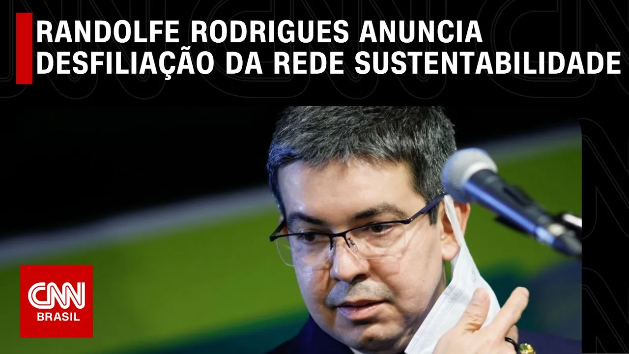 Randolfe Rodrigues anuncia desfiliação da Rede Sustentabilidade | LIVE CNN
