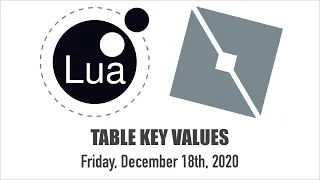 Roblox Coding Table Key Values