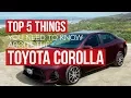 Five things you need to know about the 2017 Toyota Corolla