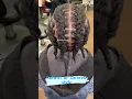 Cornrow Loc Style