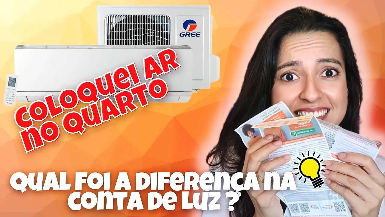 Coloquei AR CONDICIONADO no Quarto |Conta de Luz| Ainda vale apena em 2022| SPLIT INVERTER da GREE❄