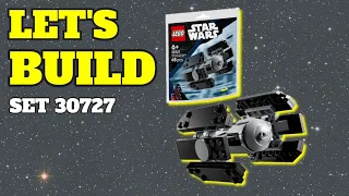 Building LEGO Vader Tie Fighter Advanced - Set Number 30727