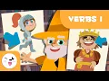 VERBS for Kids - Walk Jump Eat Sleep Write