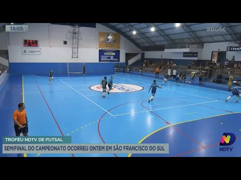 ‘Troféu NDTV de Futsal’: semifinal do campeonato ocorreu ontem em São Francisco do Sul