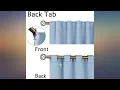 BGment Navy Blue Curtains 84 inches Length - Rod Pocket and Back Tab Thermal review