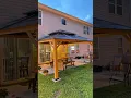 Download Lagu Backyard Design Ideas | Sunjoy DIY Wood Gazebo for Any Patio/Deck/Garden #shorts #gazebo #backyard