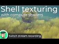 Shell texturing with compute shaders Unity shader stream