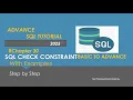 MS SQL Check Constraint Learn How to Use the Check Constraint in SQL