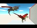 Flying Simulation Challenge - Dinosaurs vs Aquatics vs Crocodiles | Who Flies Faster?