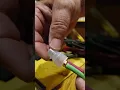 Sample of splicing two gauge wires