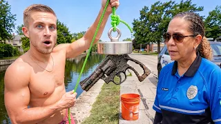 The Cops Couldn't Believe What We Found Magnet Fishing