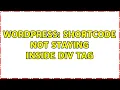 Wordpress Shortcode not staying inside div tag