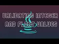 Integer And Float Validation How to Validate Integer How to Validate Float Java
