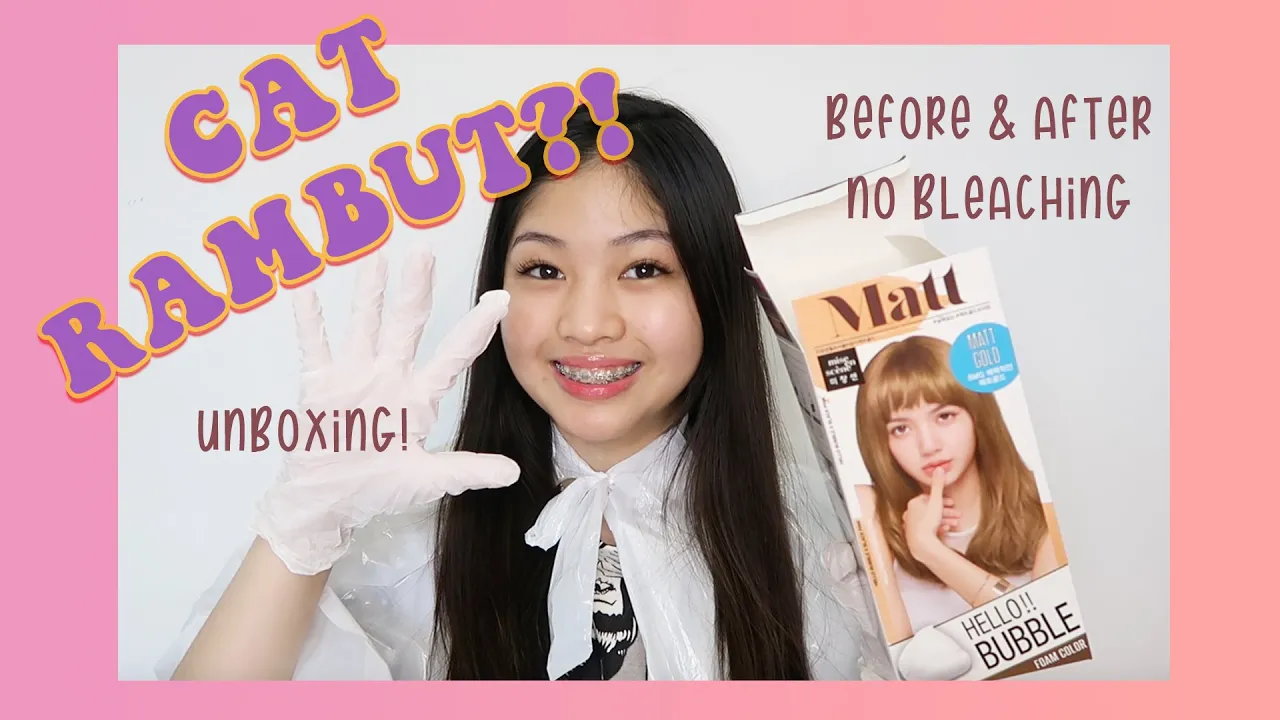 Mise en scene Hello Bubble ASH KHAKI BROWN | cat rambut tanpa harus bleaching