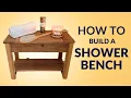 Crafting a Stunning DIY Redwood Shower Bench