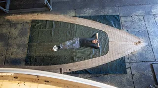 How we removed our teak deck in ONE PIECE.