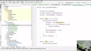 Java Interview Questions and answer design custom callable and future callback in java