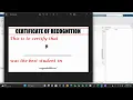 Automated Certificate Generator