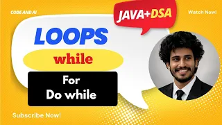 Java Loops Explained in Hindi for Loop while Loop do-while Loop DSA Java Tutorial