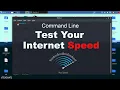 Test Your Internet Speed With Command Line