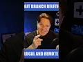 Delete a Git Branch Locally Remotely