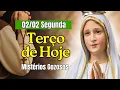 Lagu TERÇO DE HOJE 02/02/26 Segunda Mistérios Gozosos com Evangelho do Dia