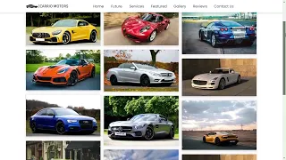 Responsive Car Selling Website using html css javascript and swiper JS