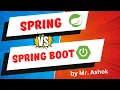 Spring vs Spring Boot Comparison Ashok IT