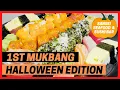AMAZING Sansei Sushi Mukbang and the ghost I saw that got me SICK