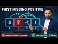 First Missing Positive LeetCode 41 Marked Hard but the Trick is Embarrassingly Simple