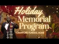 2025 Crawford Funeral Home Annual Memorial Service