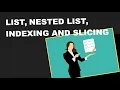 List nested list index slicing