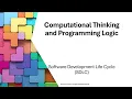 LESSON 1 SESSON 1 Computational Thinking and Programming Logic COMPUTING
